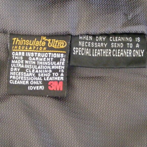 PELLE STUDIO/Wilson Leather Jacket, L, Black, Thinsulate Lined, Lined, Zipper - Picture 13 of 13